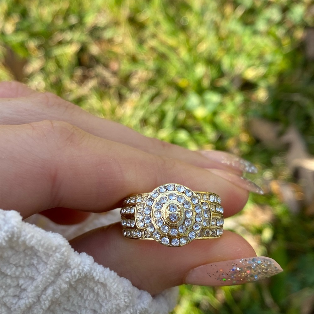 New Gold Plated Stamped 925 Ring - Picture 8 of 9